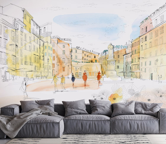 Campo dei Fiori, Roma | Carta parati / tappezzeria | WallPepper/ Group