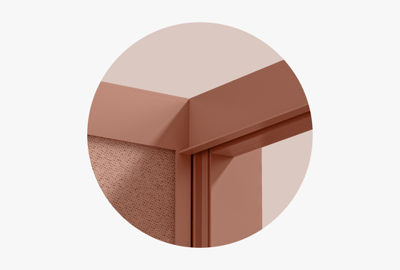 Modular Lounge 3x3 p5.v1.O in Clay Red | Room-in-room systems | Mute