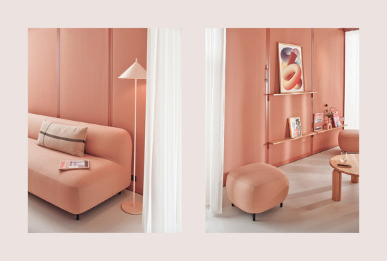 OmniRoom Lounge 3x3 p5.v1.O in Clay Red | Sistemas room-in-room | Mute