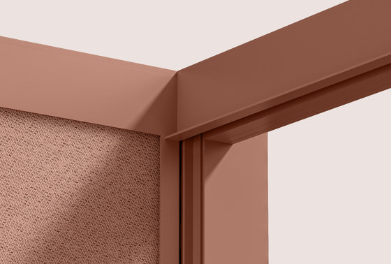 OmniRoom Lounge 3x3 p5.v1.O in Clay Red | Raum-in-Raum-Systeme | Mute