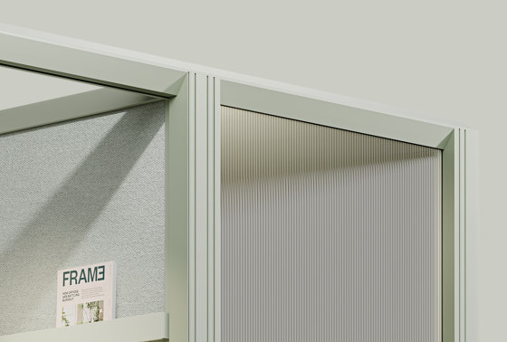 Modular Lounge 3x1 in Sage Green | Room-in-room systems | Mute