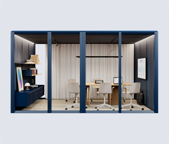 Modular Meet 4x3 in Ink Blue | Room-in-room systems | Mute