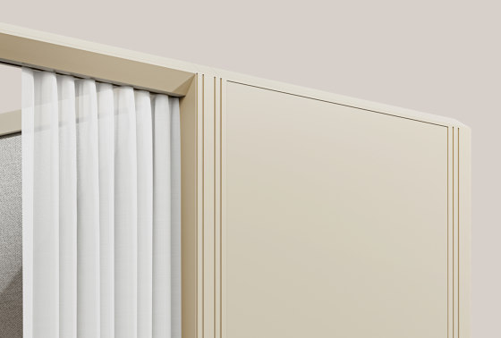 Modular Work 2x1 in Sand Beige | Room-in-room systems | Mute