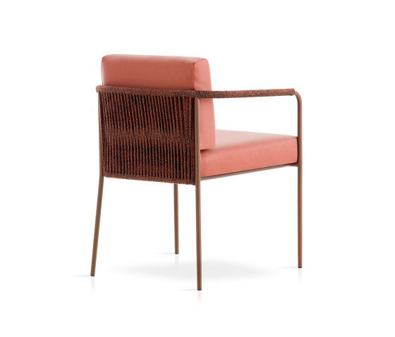 Nido Stackable Hand-woven dining armchair | Poltrone | Expormim
