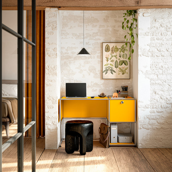 USM Haller Home Office | Golden Yellow | Escritorios | USM