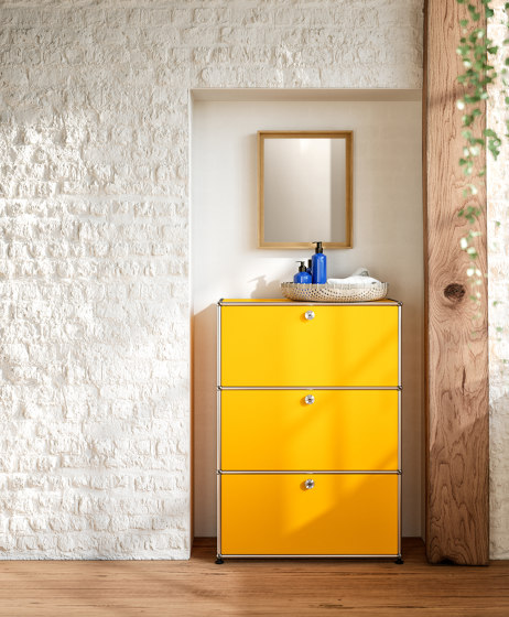 USM Haller Storage | Golden yellow | Cabinets | USM
