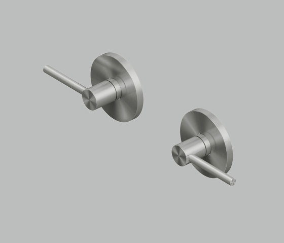 FFQT | Grupo de 2 válvulas de cierre de pared | Grifería para duchas | Quadrodesign