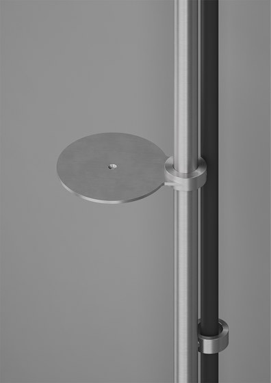 FFQT | Estante circular. Insertable en todos los tubos de 22 mm | Complementos rubinetteria bagno | Quadrodesign
