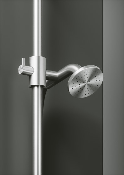 FFQT | Asta saliscendi con presa acqua integrata e doccino | Rubinetteria doccia | Quadrodesign