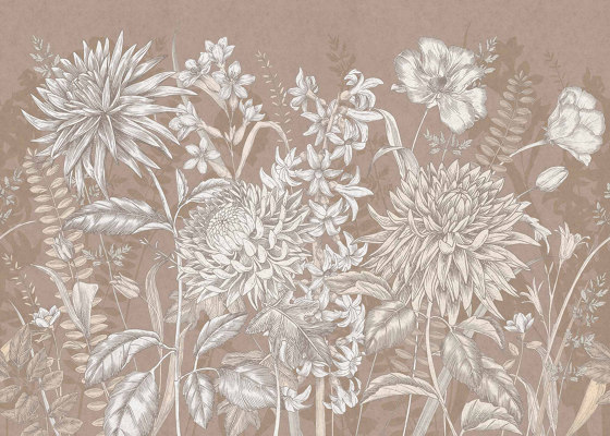 WILDFLOWERS COPPER | Wall coverings / wallpapers | TECNOGRAFICA