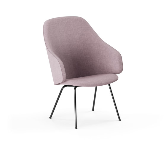 Sola Easy Chair with Four Leg Base and Armrests | Sillones | Martela