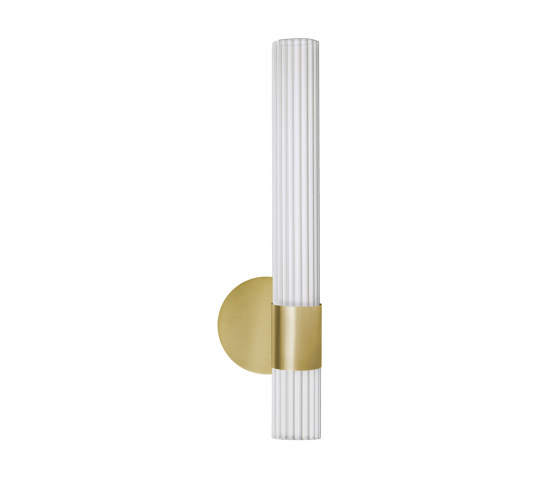 Sbarlusc | Wall Lamp Gold Brass Transparent Glass | Wall lights | LUCE TU