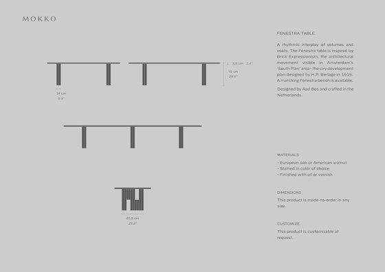 Fenestra Table | Mesas comedor | MOKKO