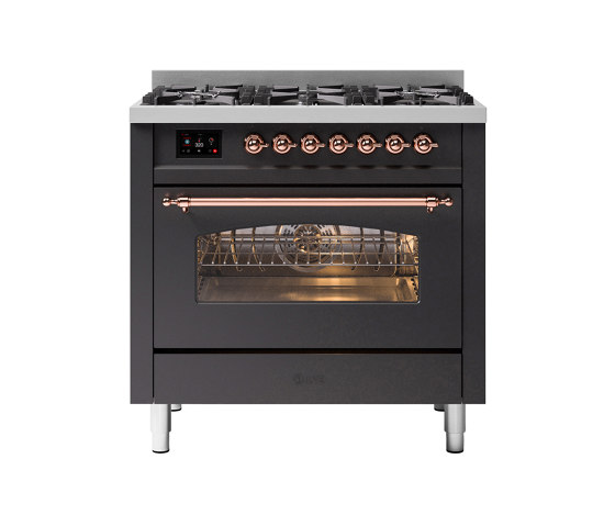 Nostalgie | 36 inches enamelled steel single oven range cooker | Ovens | ILVE