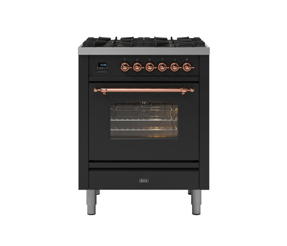 Nostalgie | 70 cm enamelled steel single oven range cooker 4 burners | Ovens | ILVE