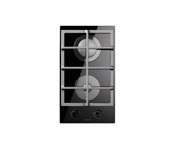Professional Plus | 30 cm tempered glass gas hob 2 burners | Hobs | ILVE