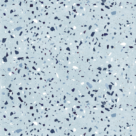 RESOPAL Materials | Terrazzo Venetian Blue | Wand Laminate | Resopal
