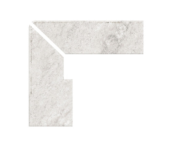 WHITE STONE | ZANQUÍN RECTO CORTE | Ceramic tiles | Gresmanc Group