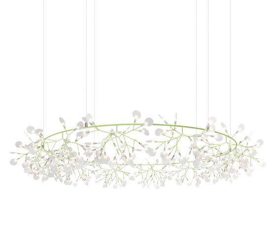 Heracleum III The Big O, Large, Green | Suspended lights | moooi
