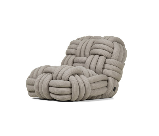 Knitty Lounge Chair, Pearl Taupe | Sessel | moooi
