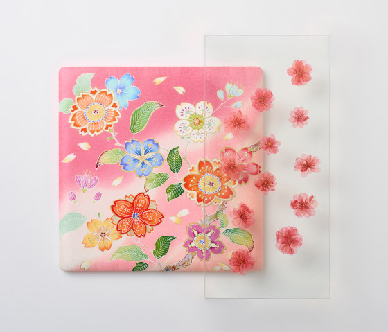 Sakura glass panel | Peintures murales / art | Hiyoshiya