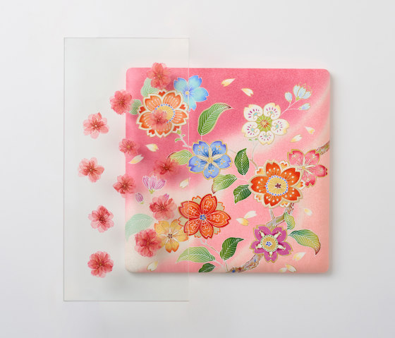 Sakura glass panel | Peintures murales / art | Hiyoshiya