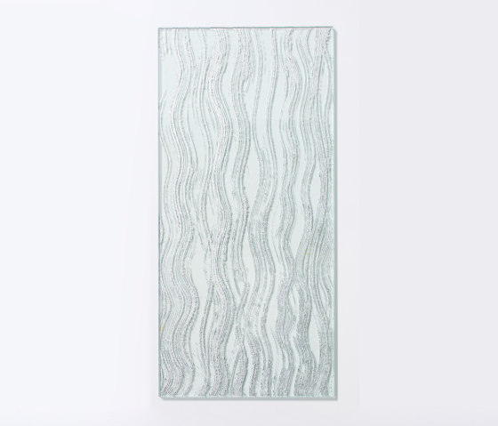 Snow glass panel | Verre décoratif | Hiyoshiya