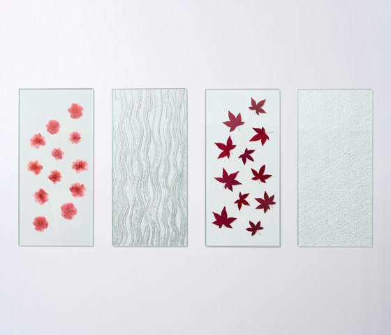 Snow glass panel | Dekoratives Glas | Hiyoshiya