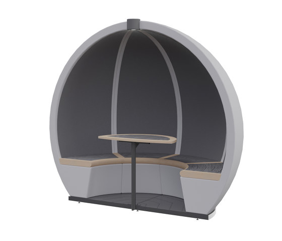 4 Person Outdoor Orb Pod | Systèmes d'absorption acoustique architecturaux | The Meeting Pod
