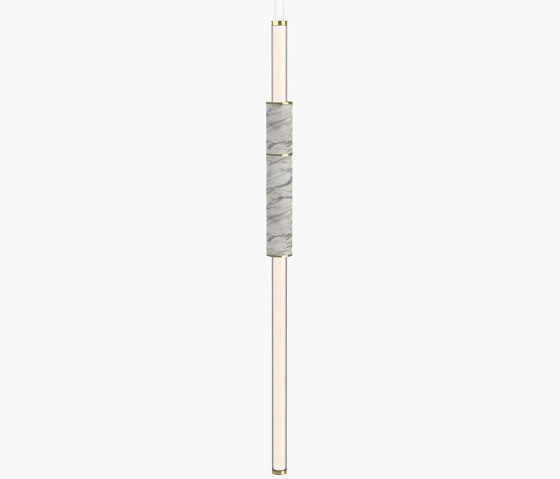 Light Pipe | S 58—01 - Polished Brass - White | Pendelleuchten | Empty State