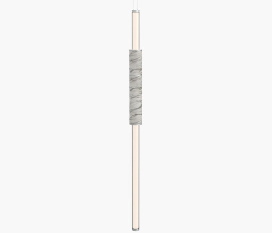 Light Pipe | S 58—01 - Silver Anodised - White | Pendelleuchten | Empty State