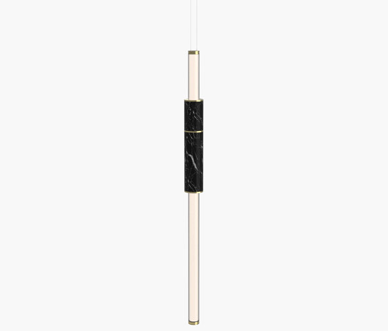 Light Pipe | S 58—02 - Polished Brass - Black | Suspended lights | Empty State