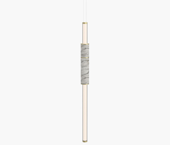 Light Pipe | S 58—02 - Brushed Brass - White | Suspended lights | Empty State