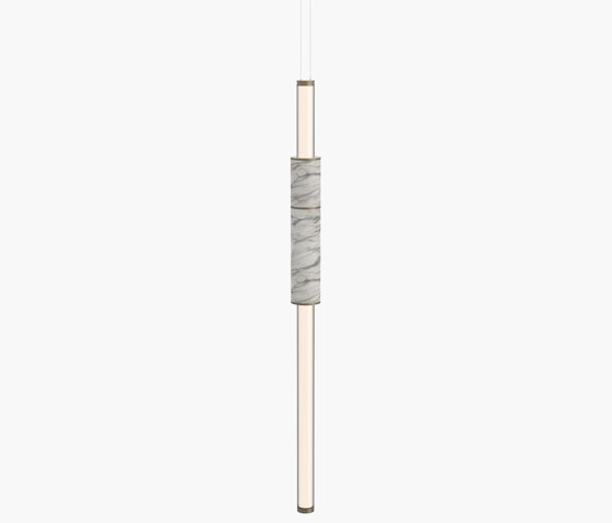 Light Pipe | S 58—02 - Burnished Brass - White | Suspended lights | Empty State