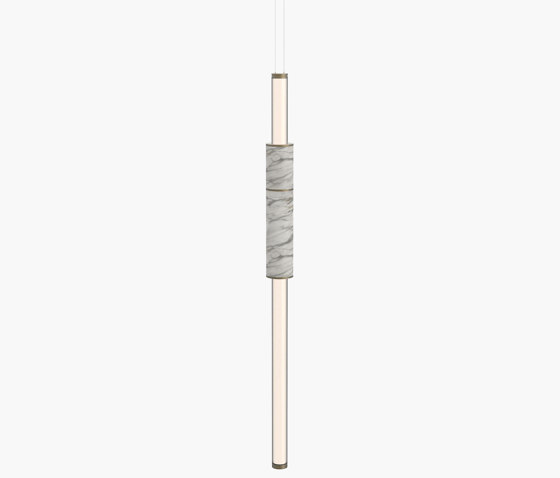 Light Pipe | S 58—02 - Burnished Brass - White | Pendelleuchten | Empty State