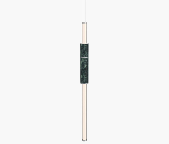 Light Pipe | S 58—02 - Silver Anodised - Green | Suspended lights | Empty State
