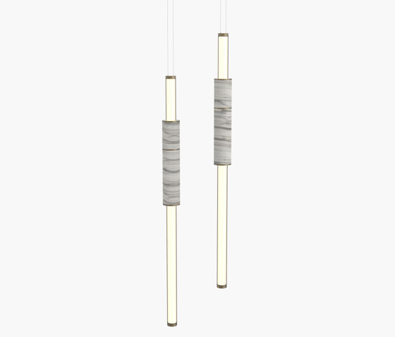 Light Pipe | S 58—05 - Burnished Brass - White | Suspended lights | Empty State
