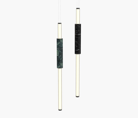 Light Pipe | S 58—05 - Black Anodised - Green / Black | Lámparas de suspensión | Empty State