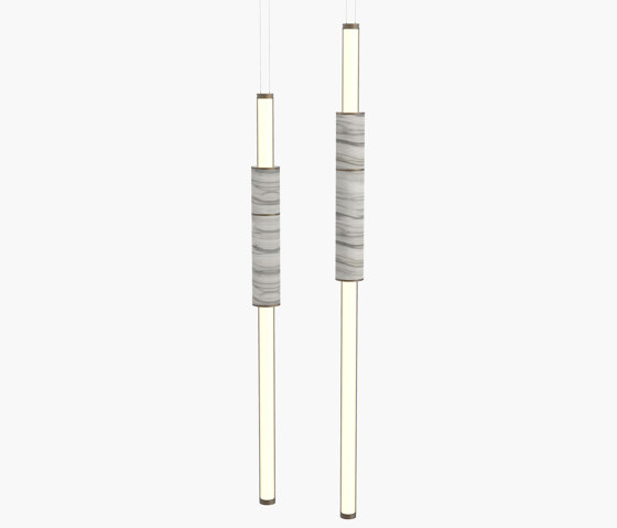 Light Pipe | S 58—07 - Burnished Brass - White | Suspended lights | Empty State