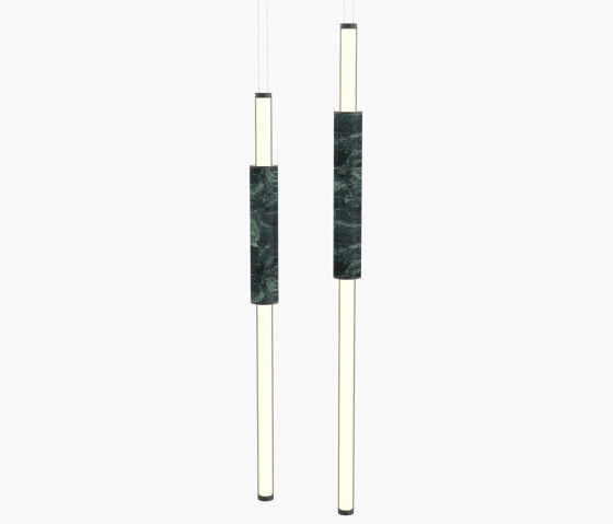 Light Pipe | S 58—07 - Black Anodised - Green | Suspended lights | Empty State