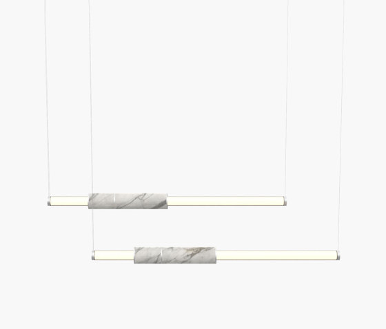 Light Pipe | S 58—08 - Silver Anodised - White | Suspended lights | Empty State