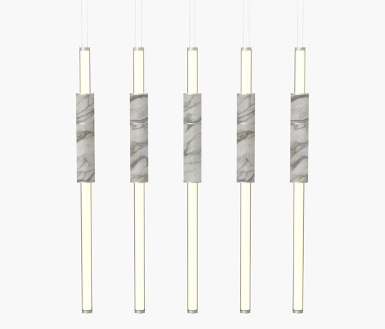 Light Pipe | S 58—15 - Silver Anodised - White | Suspended lights | Empty State