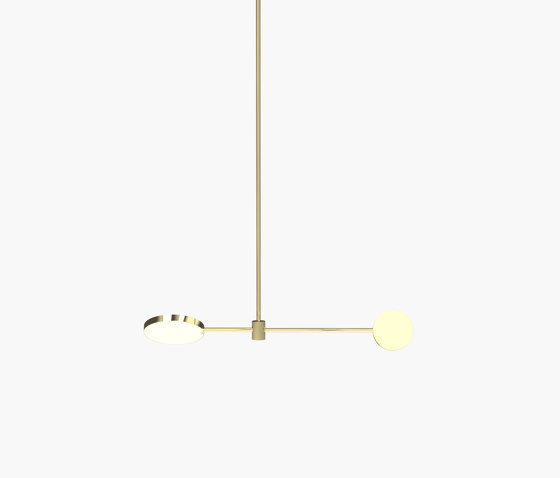 Motion | S 23—01 - Polished Brass | Suspended lights | Empty State