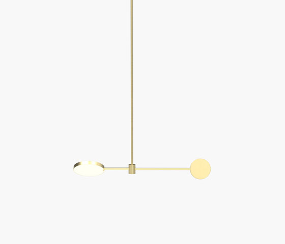Motion | S 23—01 - Brushed Brass | Suspended lights | Empty State