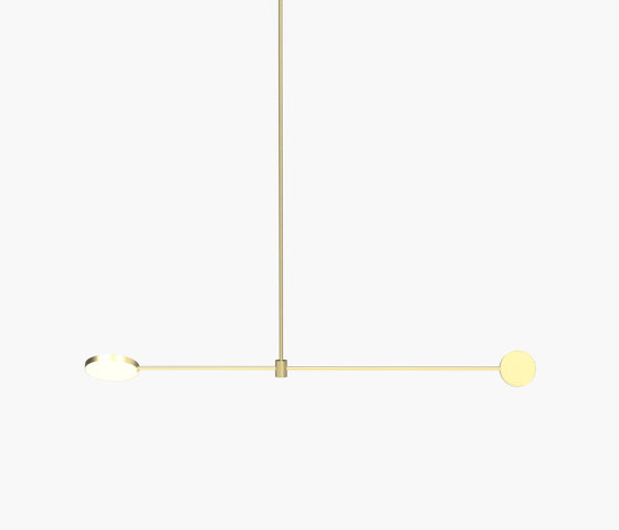 Motion | S 23—03 - Brushed Brass | Suspended lights | Empty State