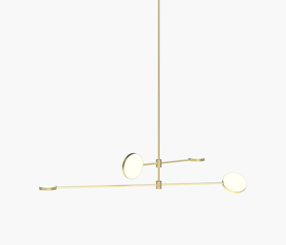 Motion | S 23—04 - Brushed Brass | Suspended lights | Empty State