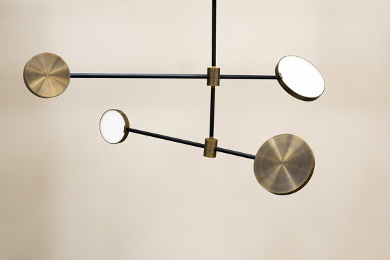 Motion | S 23—04 - Burnished Brass | Suspended lights | Empty State