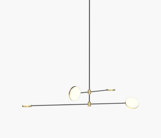 Motion | S 23—04 - Brushed Brass / Black Anodised | Lampade sospensione | Empty State