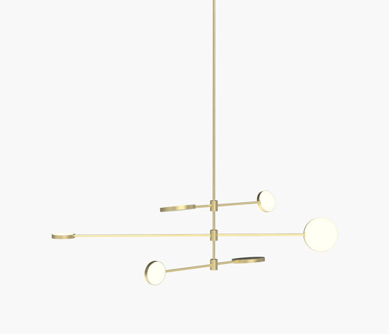 Motion | S 23—07 - Brushed Brass | Suspended lights | Empty State