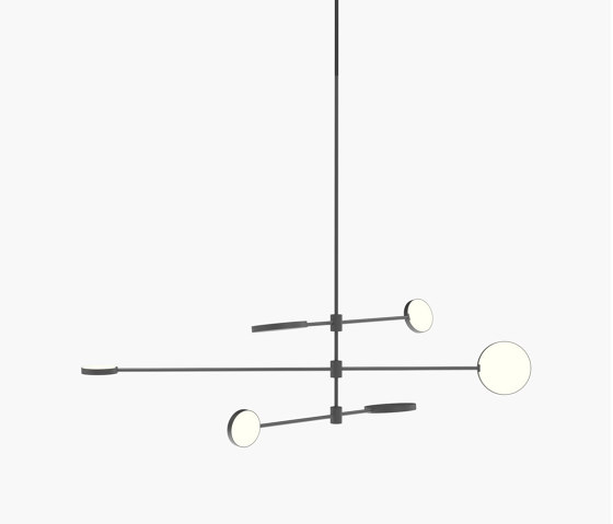 Motion | S 23—07 - Black Anodised | Suspended lights | Empty State